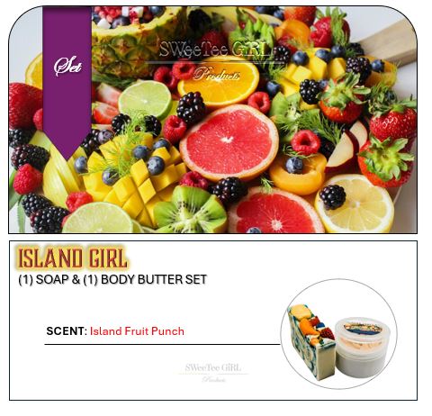Island Girl Bar and Body Butter Set
