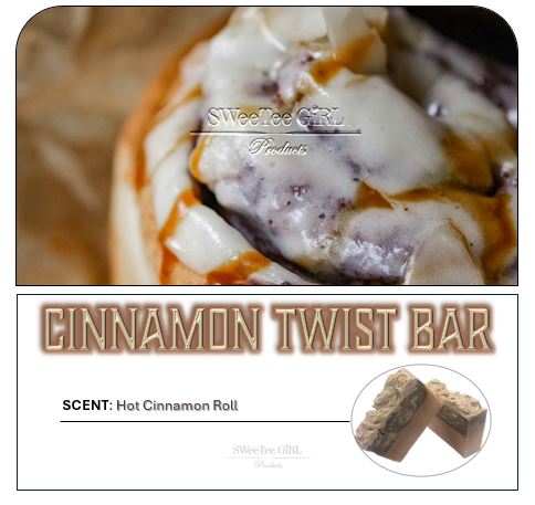 Cinnamon Twist Bar - One (1) Quantity