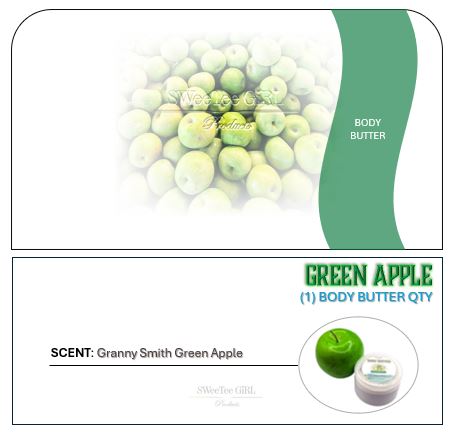 Green Apple Body Butter - 4 oz.