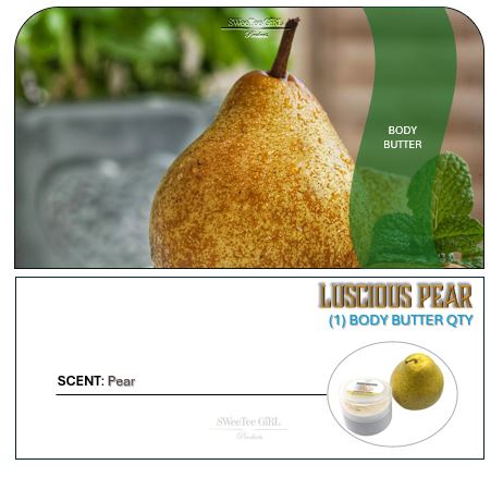 Luscious Pear Body Butter - 4 oz.