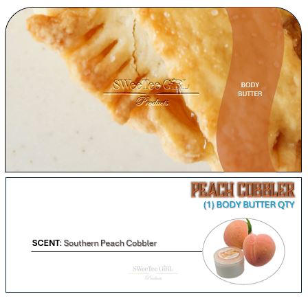 Peach Cobbler Body Butter - 4 oz.