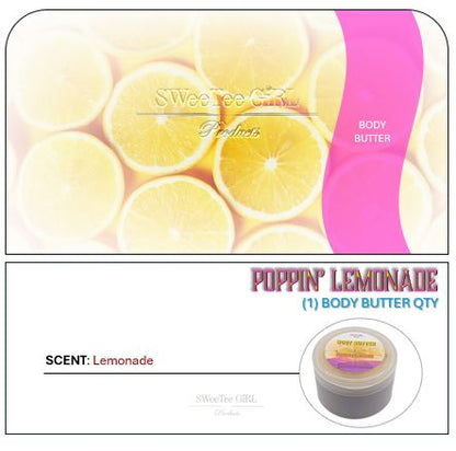 Poppin' Lemonade Body Butter - 4 oz.