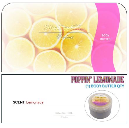 Poppin' Lemonade Body Butter - 4 oz.
