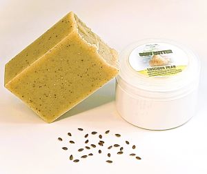 Luscious Pear, Flax Seed Herbal Bar and Body Butter Set